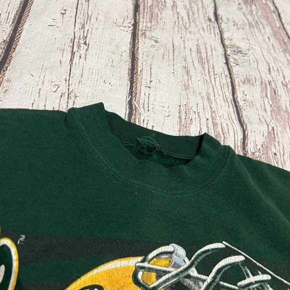 Vintage Green Bay Packers NFL Football Sports 1990s Crewneck Sweatshirt - Picture 5 of 7